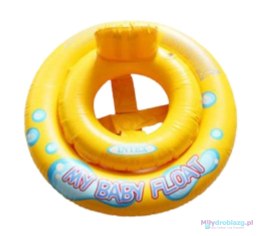 Kółko do pływania dla niemowląt koło pontonik dla dzieci dmuchany z siedziskiem pontonik max 15 kg 6-18miesięcy