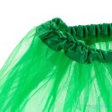 Spódniczka tiulowa tutu kostium strój karnawałowy przebranie zielona