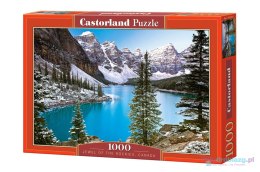 Puzzle układanka 1000 elementów Kanadyjskie Jezioro 68 x 47 cm CASTORLAND