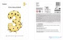 Balon foliowy urodzinowy cyfra "3" - Gepard 55x75 cm