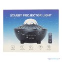 Projektor gwiazd lampka nocna kula LED bluetooth pilot