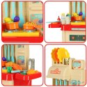 Kuchnia dla dzieci zabawkowa piekarnik palniki światła + wyposażenie